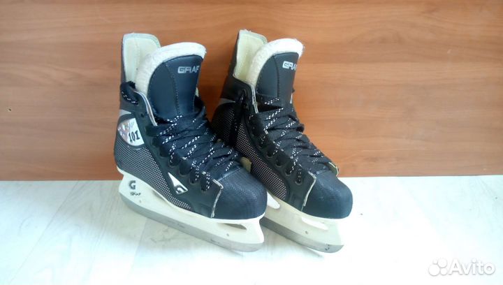 Коньки хоккейные детские Graf 101 (размер 34-35)