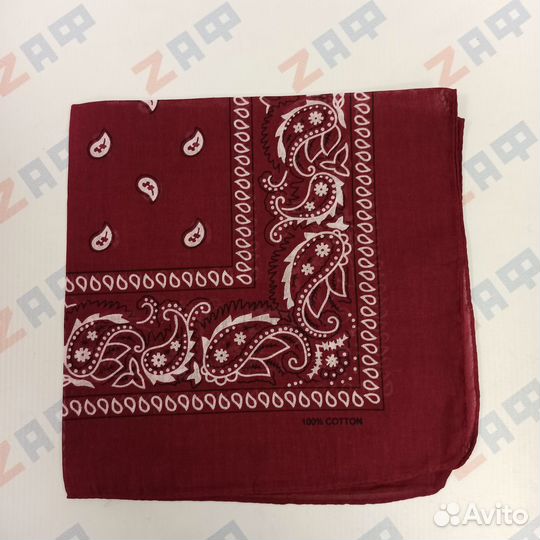 Бандана с узором Пейсли 11034, размер 52*52 см