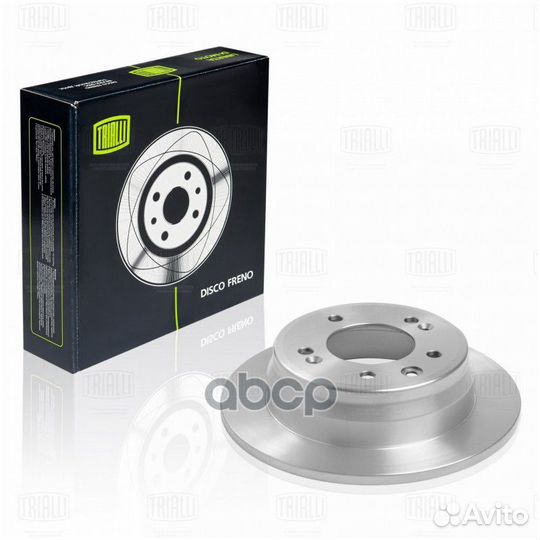 Диск тормозной зад DF073306 Trialli