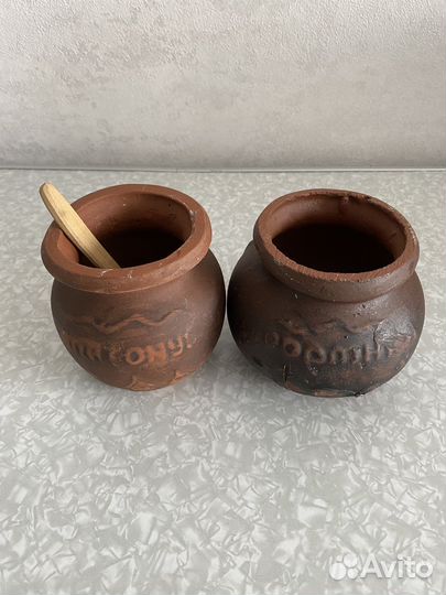 Горшок для мёда 2 шт