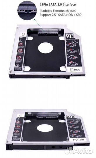 Адаптар SSD за место DVD