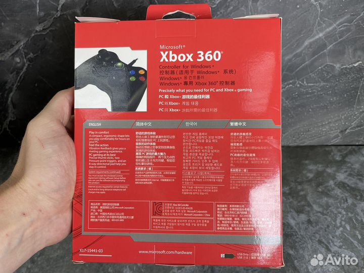 Геймпад xbox 360 проводной б джойстик