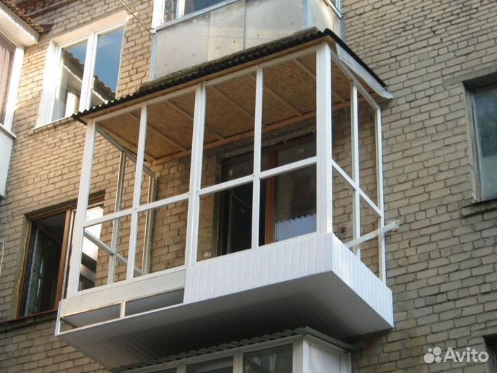 Балкон пластик под ключ