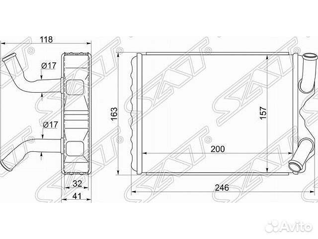 Радиатор Chaser Cresta Mark 2