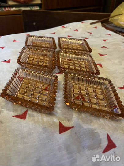 Розетки для варенья винтаж 6 шт СССР