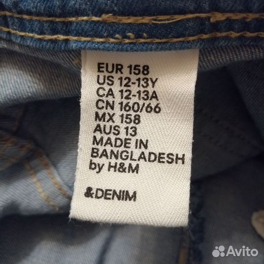 Комбинезон джинсовый h&m