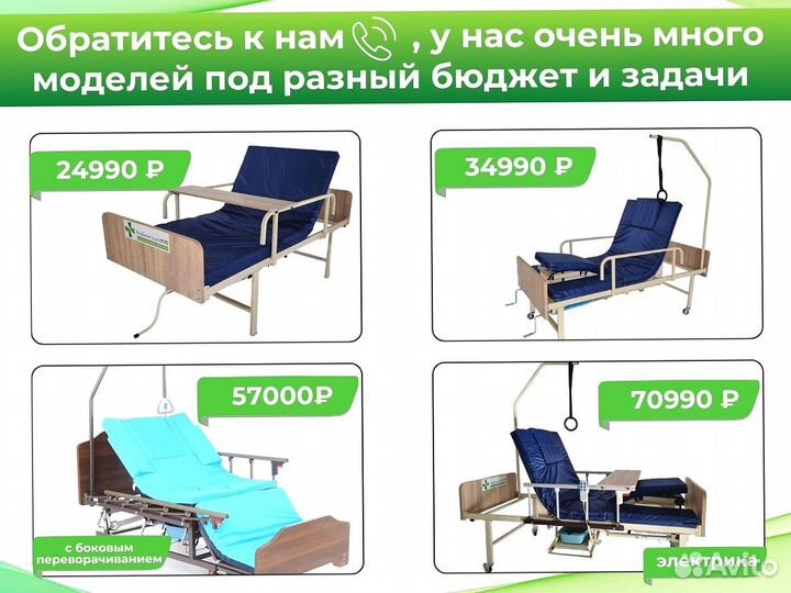 Медицинская кровать для лежачих больных