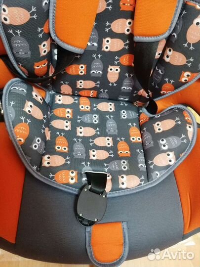 Автокресло Little Car Comfort, совы-оранжевый