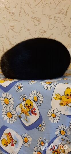 Берет норковый новый