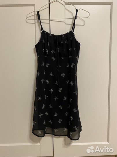 Платье черное 38р
