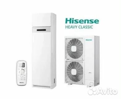 Колонный Кондиционер Hisense на Площадь 160м2