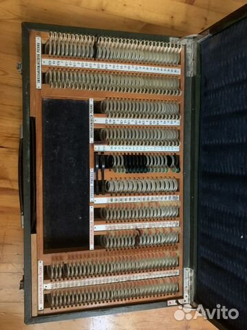 Набор пробных очковых линз большой. СССР