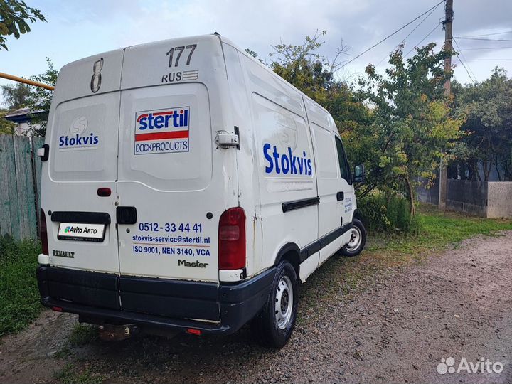 Renault Master цельнометаллический, 2001