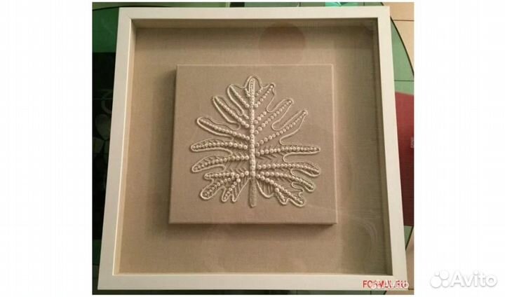 218677 Панно Bello Pittura Листья из бисера 1