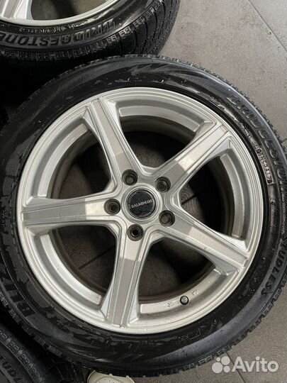 Литые диски r17 5x114 3 с резиной на докат