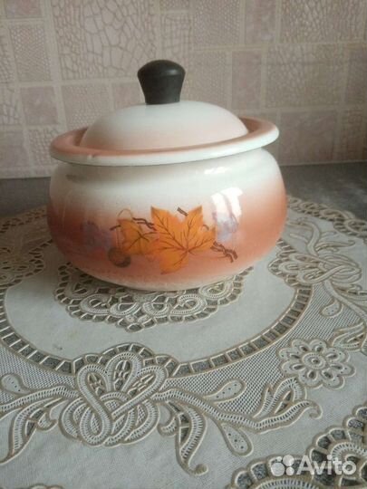 Сахарница эмалированная 
