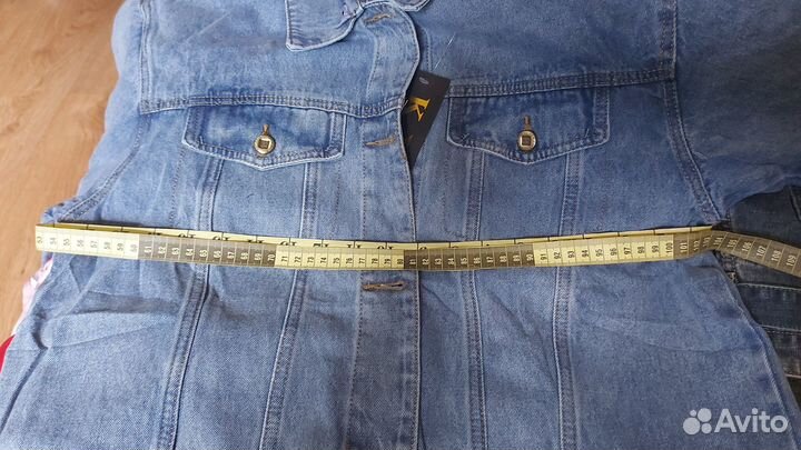 Джинсовая куртка больших размеров женская