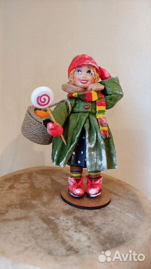 Ватные елочные игрушки