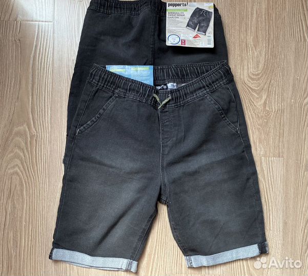 Шорты новые подростковые 134, 158 бермуды