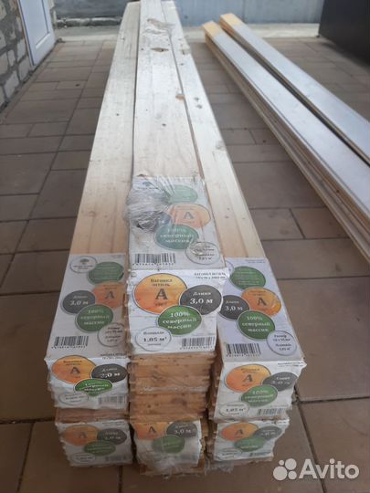 Вагонка штиль сорт А 18 на 96 на 3000