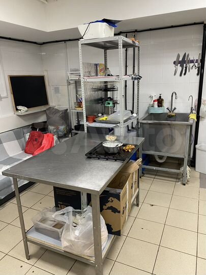Пищевой цех с оборудованием и без, 35 м²