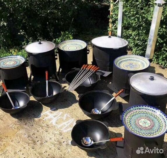 Казаны чугунные из Узбекистана оригинал