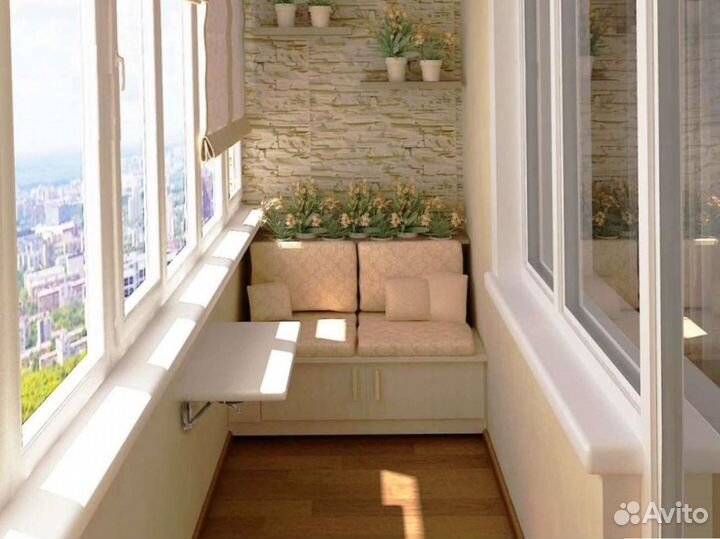 Комплексное остекление и отделка