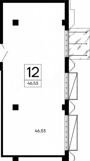Офис, 46.53 м²