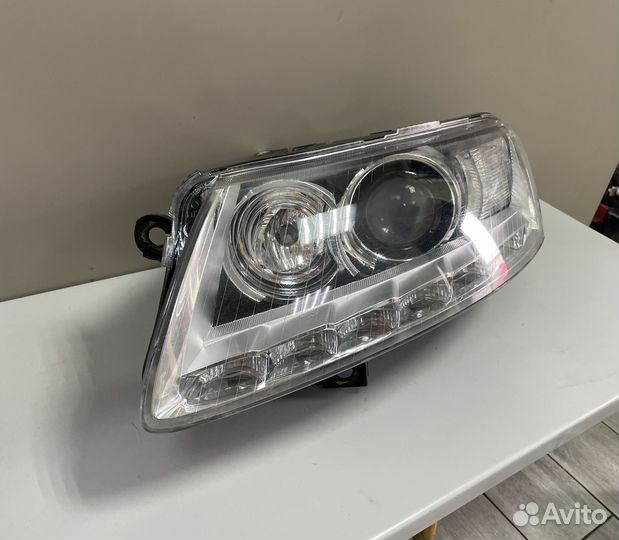 Фара левая ксенон адаптив Ауди А6 С6 Рестайлинг