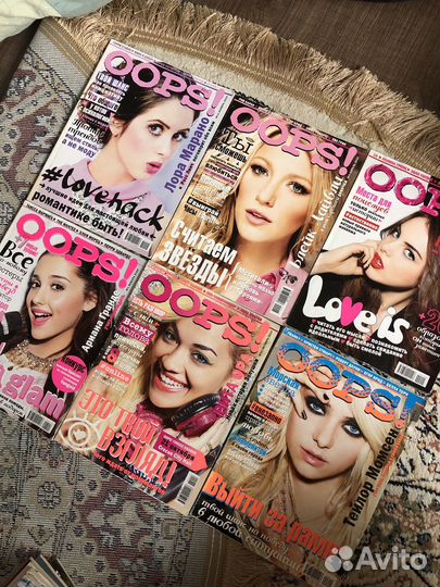 Журналы Yes, oops, Elle Girl 2013-2015 годов