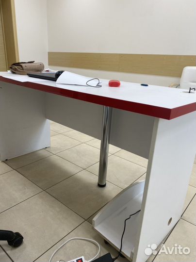 Компьютерный стол белый бу