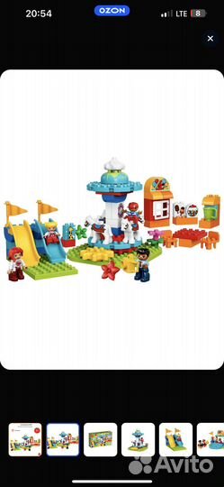 Lego duplo веселая семейная ярмарка