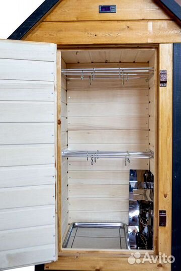 Коптильня для горячего и холодного копчения мини