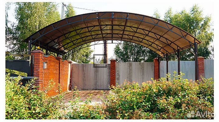 Навесы под ключ. Производство и монтаж с гарантией