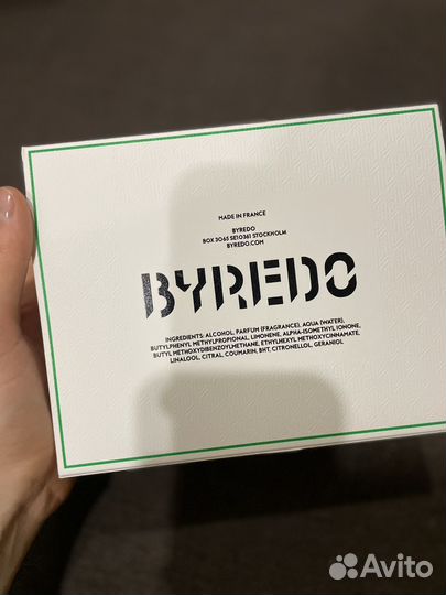 Духи byredo marijuana