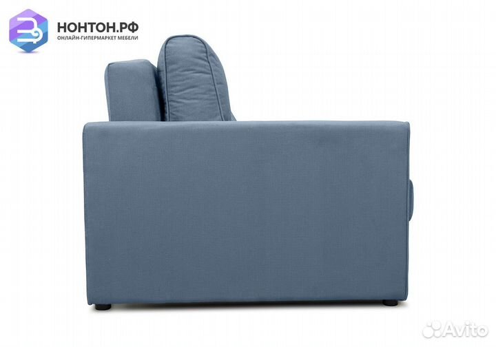 Кресло еврокнижка Лео серо-синее