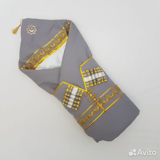 Комплект Джигита синий с золотом