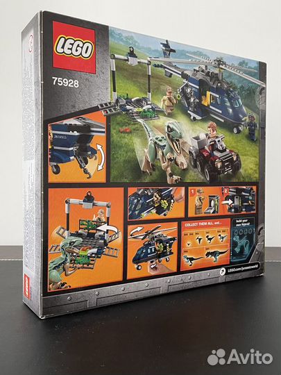 Lego Jurassic World 75928 Погоня за Блю на вертолё