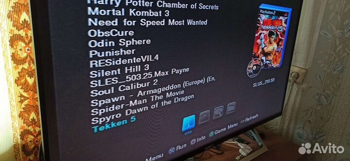 PlayStation 2 slim 32 гб игры с флешки 15 шт