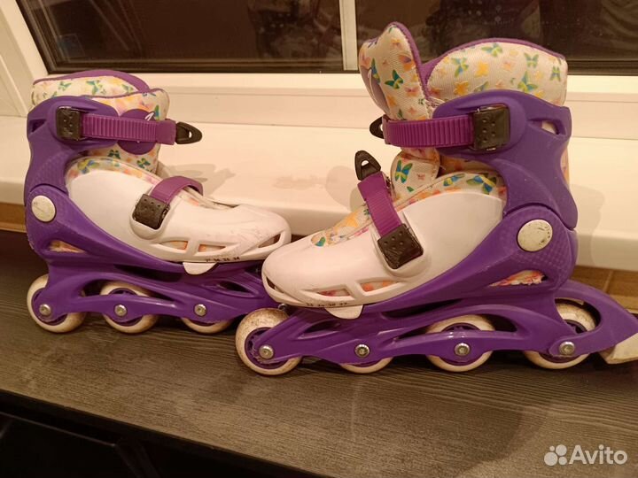 Роликовые коньки детские раздвижные