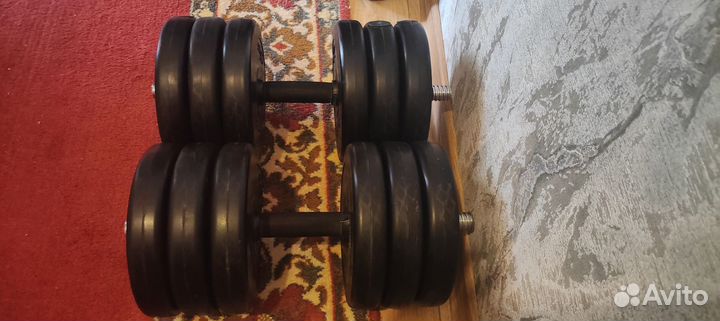 Гантели разборные по 17 кг
