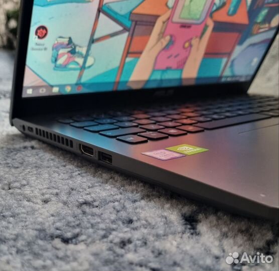 Игровой ноутбук asus i3/MX250/8озу