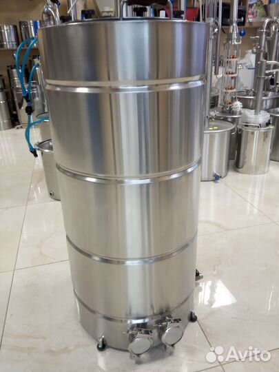 Перегонный куб, бак, котел на 100л под фланец