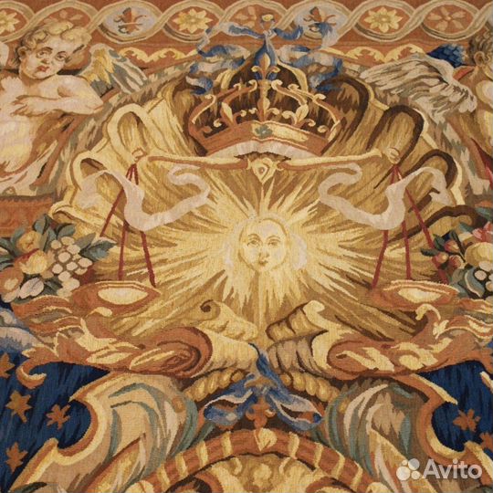 Ковер Гобелен Франция Антик Шерсть