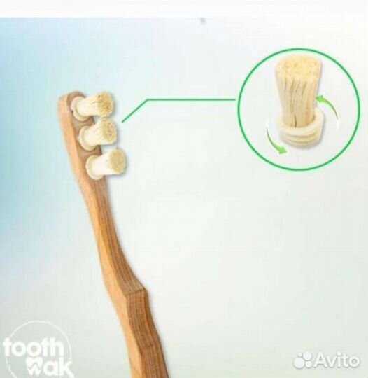 Зубная щётка и порошок