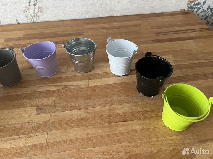 Ведерки оцинкованные 7см