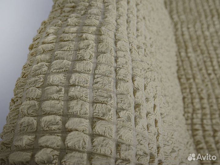 Чехол на трехместный диван без подлокотников, Беж