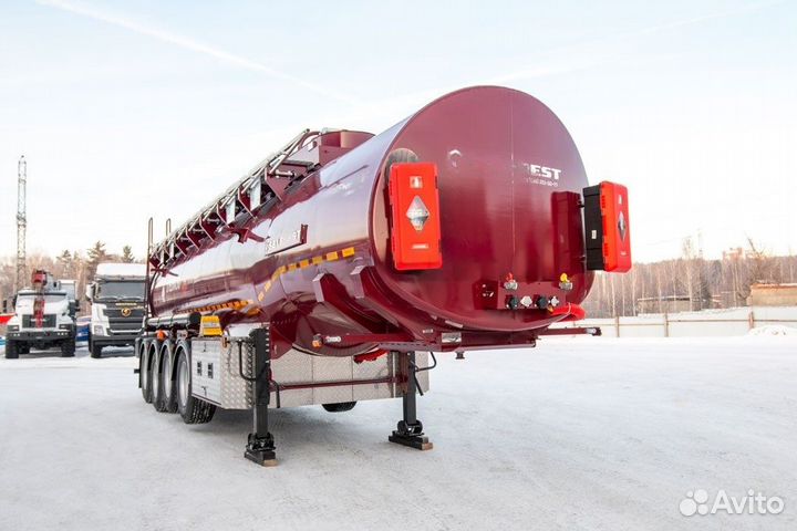 Полуприцеп химическая цистерна УралСпецТранс ППЦ 32К-42ЛЛ-4, 2023