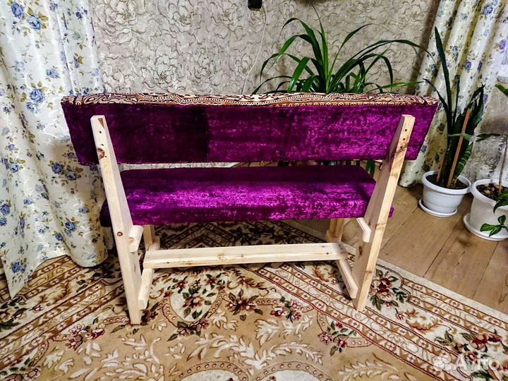 Банкетка, столярное, дерево, мягкое