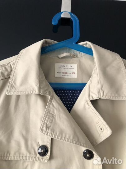 Тренч для девочки 152 см zara